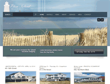 Tablet Screenshot of plumislandbeachrentals.com